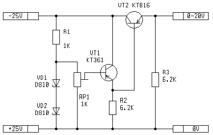 LM317T схема включения