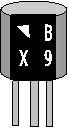       B
X    9